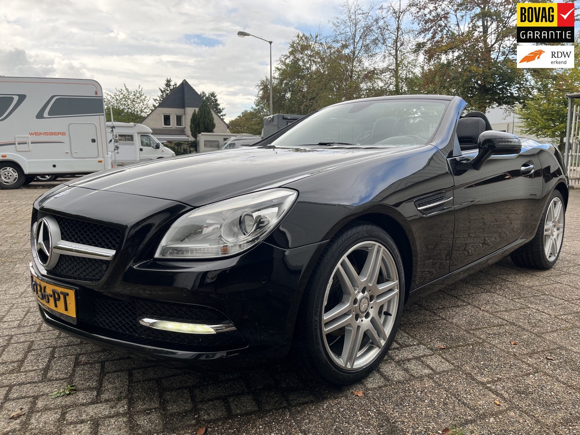 Mercedes-Benz SLK-klasse 200 automaat AMG velg. model 2012, Auto's, Automaat, 4 cilinders, Cabriolet, 1796 cc