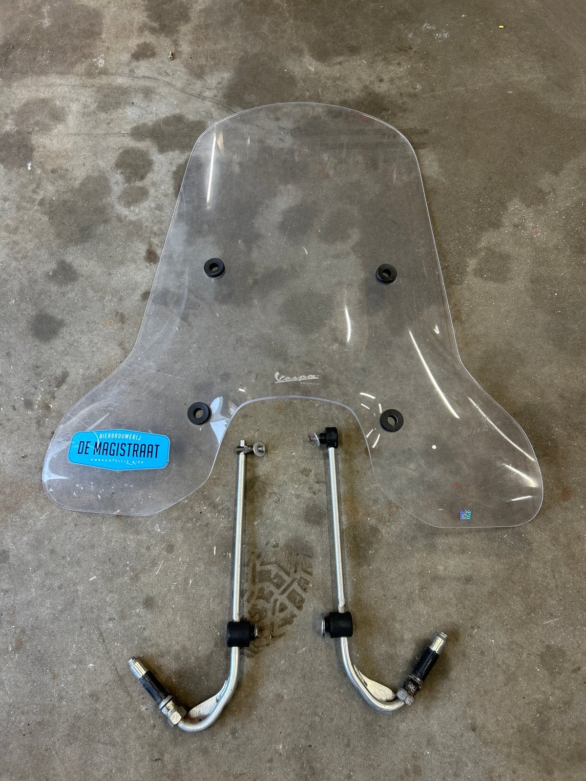 Vespa windscherm met bevestigingsbeugels, Ophalen, Gebruikt, Overige typen, Vespa