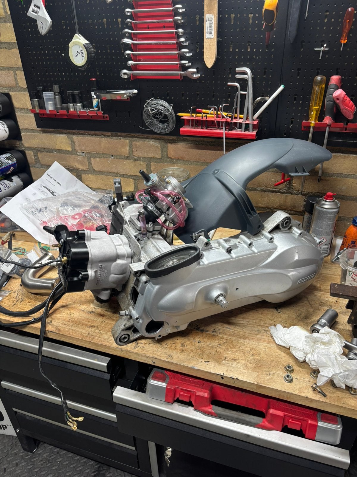 Piaggio hexagon 172cc moterblok, Ophalen, Gebruikt