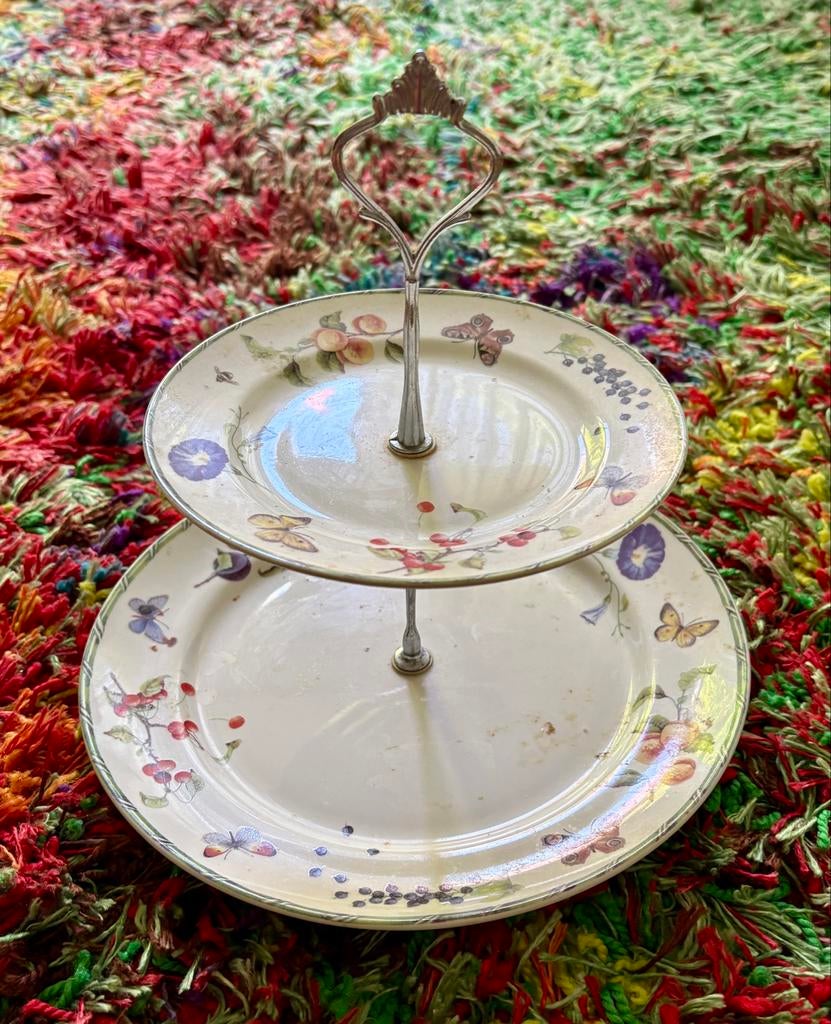 JBS Home Collection Etagère 'Fruit & Flowers', Ophalen of Verzenden, Zo goed als nieuw