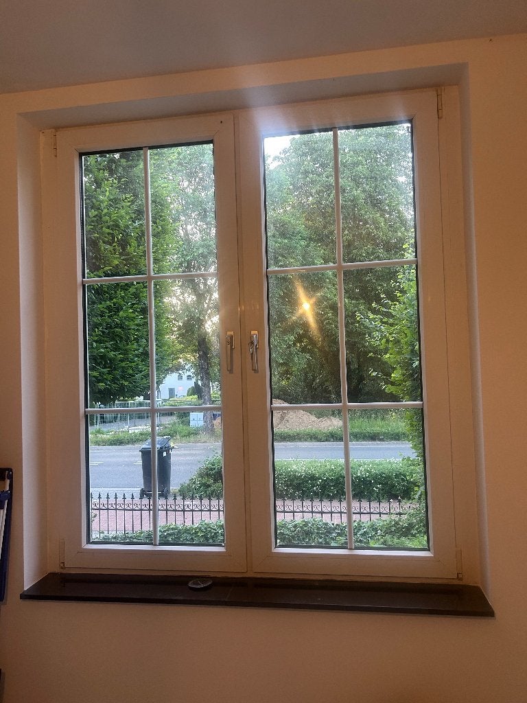 Kunststof kozijn dubbel raam, Kunststof, Gebruikt, Raamkozijn, Inclusief glas