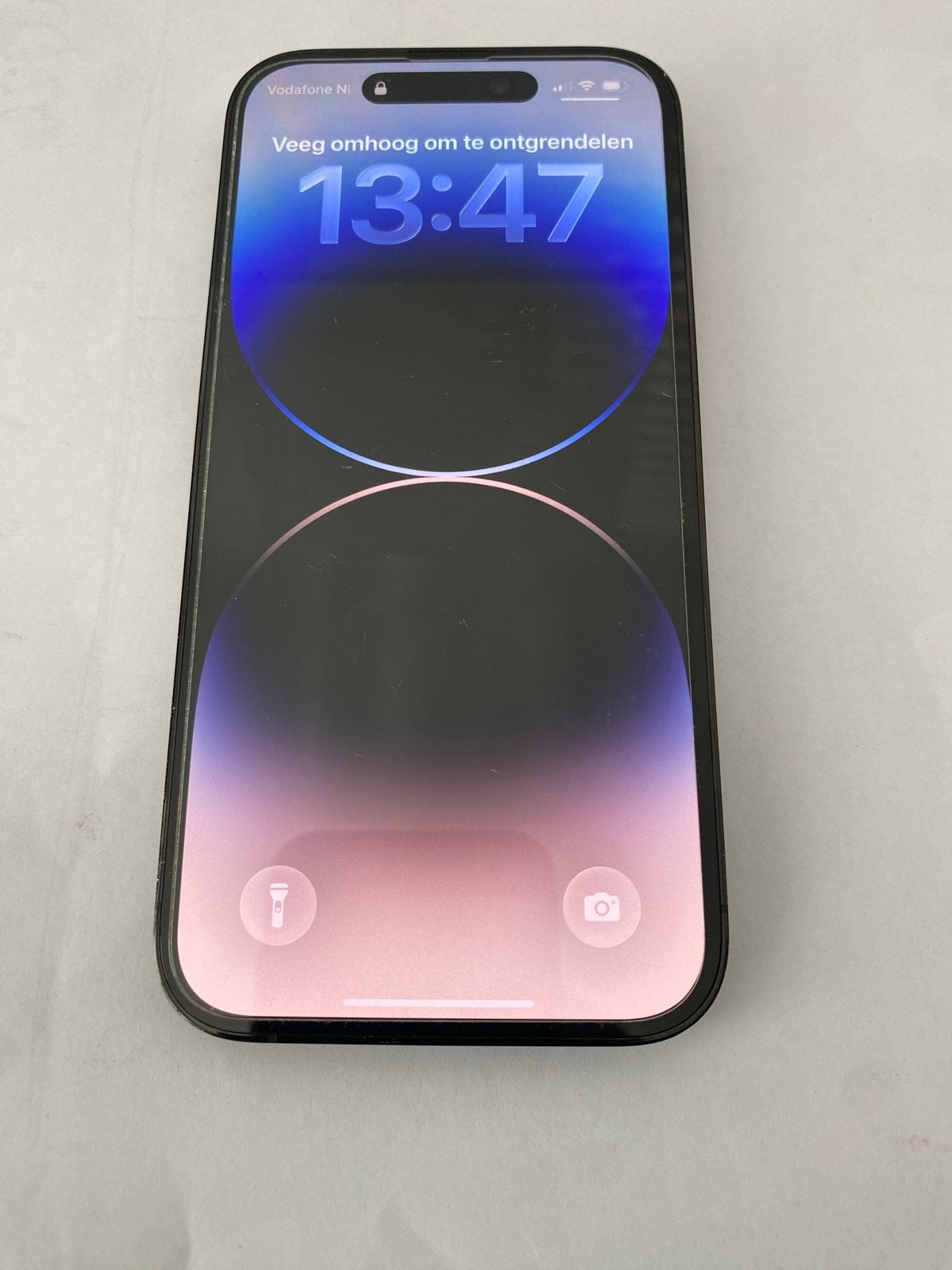 iPhone 14 Pro 128GB Zwart - Batterij 75%, 75 %, Zwart, Ophalen of Verzenden, Zonder simlock