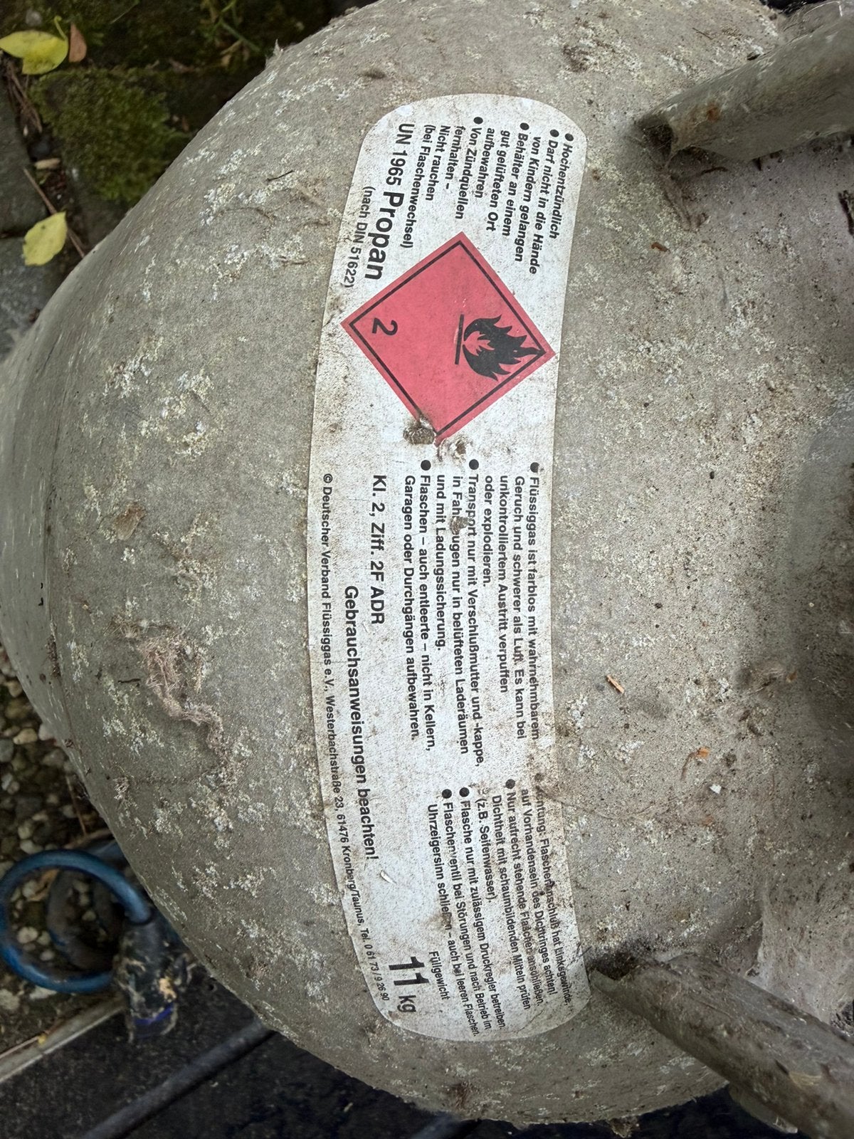 Alugas tank 6kg, Ophalen, Gebruikt