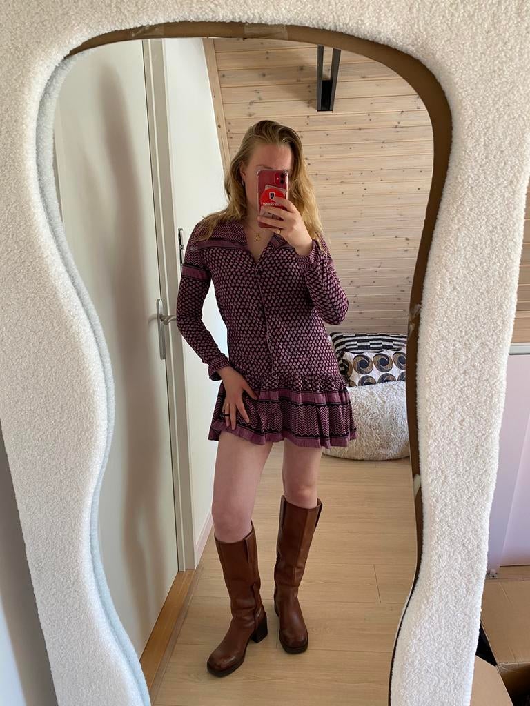 Roze jurk Rough Studios, Nieuw, Ophalen of Verzenden, Roze, Maat 34 (XS) of kleiner
