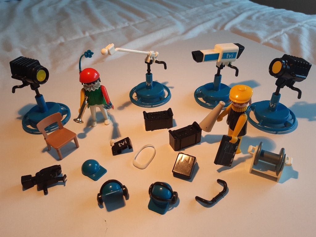 Playmobil 3531 Studioploeg TV-studio opnameteam. Onderdelen., Gebruikt, Complete set, Overige typen, Ophalen of Verzenden