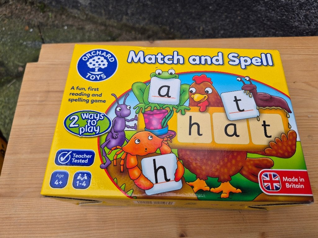 Orchard Toys Moose games Match and Spell Game., Ophalen, Orchard Toys Moose games