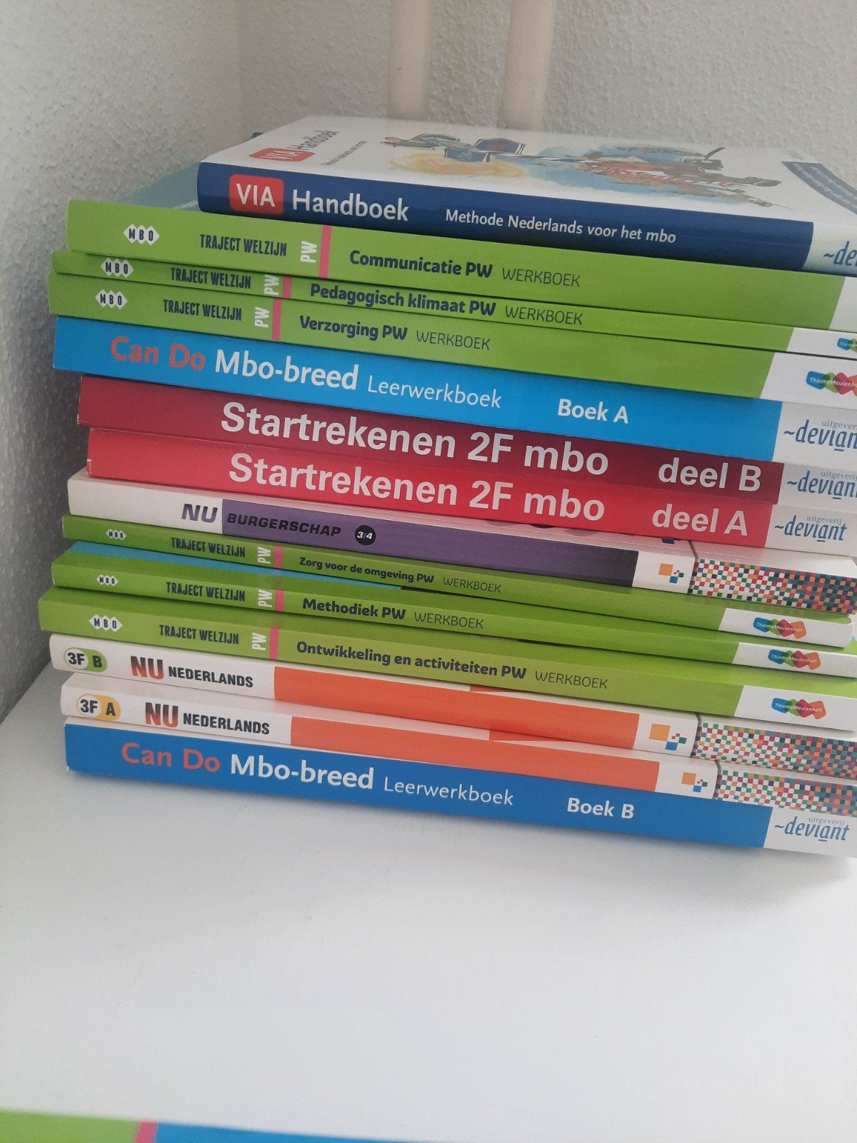MBO Studieboeken: Nederlands, Rekenen, Burgerschap & PW, Boeken, Ophalen of Verzenden, Zo goed als nieuw, MBO, Diverse auteurs