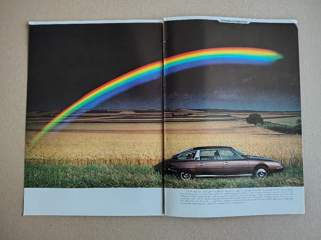Reclame (uit oud tijdschrift) Citroen CX Prestige (1980), Verzenden, Gebruikt, Auto's