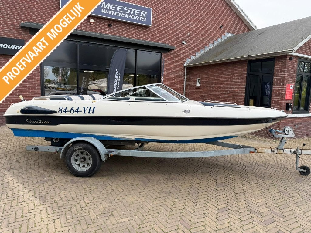 Sensation Speedboot / Mercury 3.0 4 cilinder / Trailer, Overige merken, Gebruikt, 120 tot 200 pk, 6 m