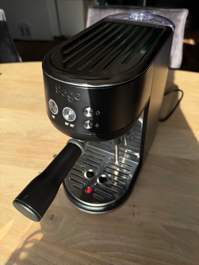 Sage The Bambino zwart, Witgoed en Apparatuur, Koffiezetapparaten, Ophalen of Verzenden, Zo goed als nieuw, Espresso apparaat
