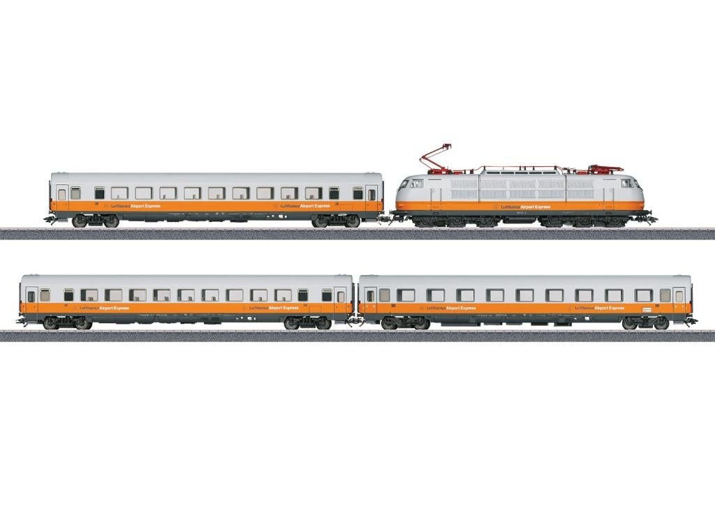 Märklin 26680 – Lufthansa Airport Express BR 103 – Mfx+, Ophalen, Wisselstroom, Treinset, Nieuw