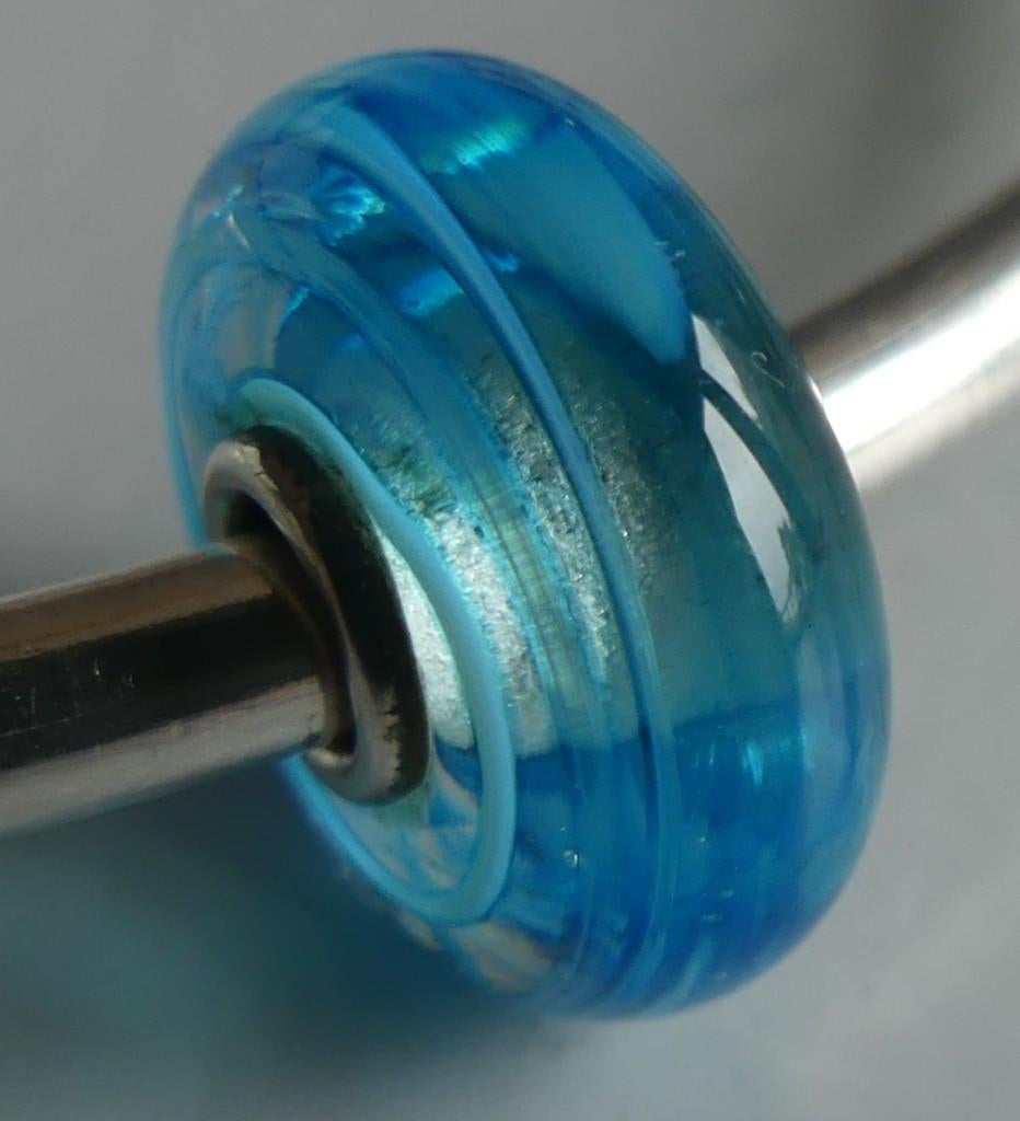Trollbeads TURKOOIZEN LINT, -, Verzenden, -, Zo goed als nieuw