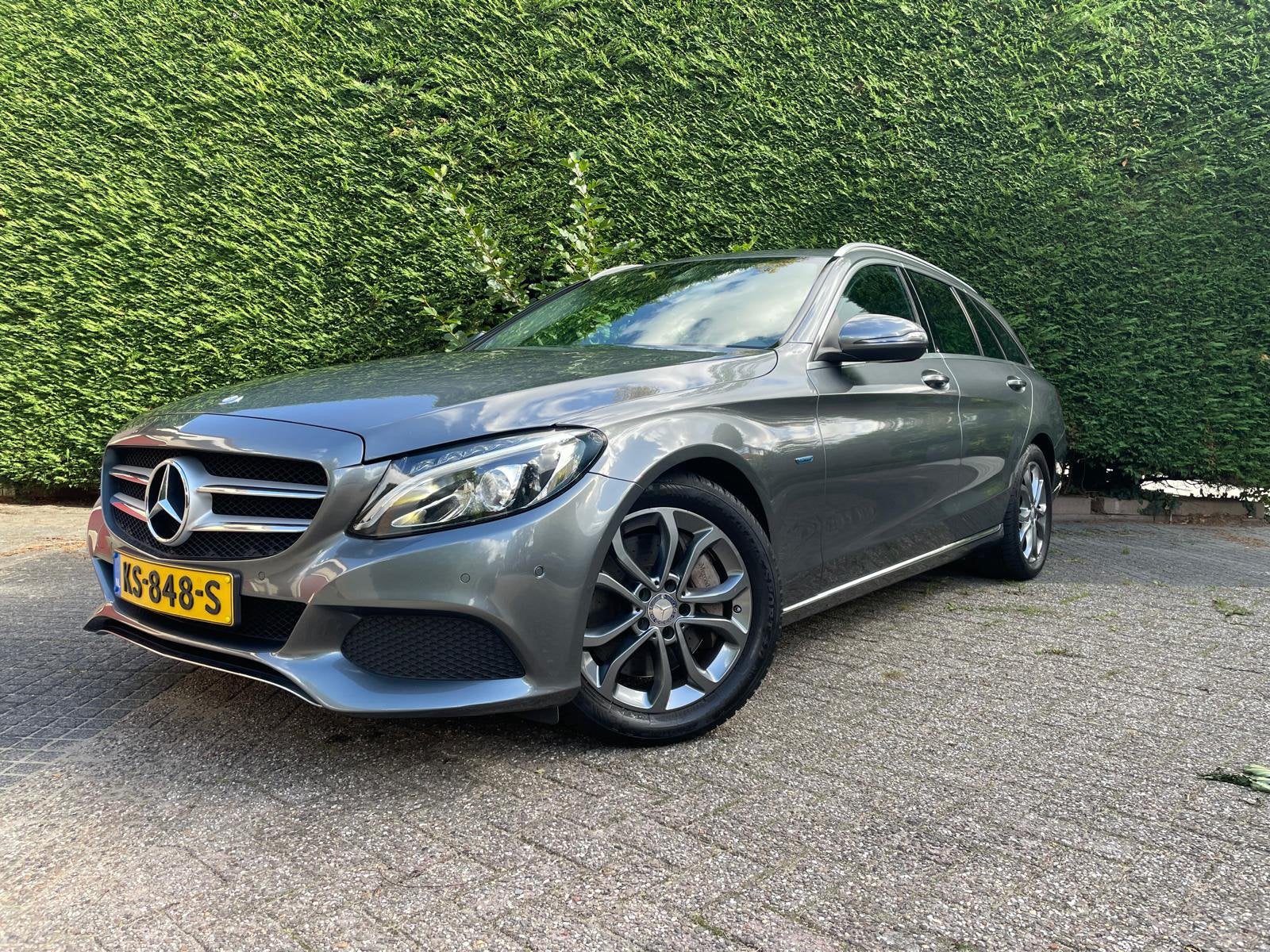 Mercedes C-Klasse C350e Airmatic Lease Edition, Automaat, Achterwielaandrijving, Zwart, Verwarmde buitenspiegels