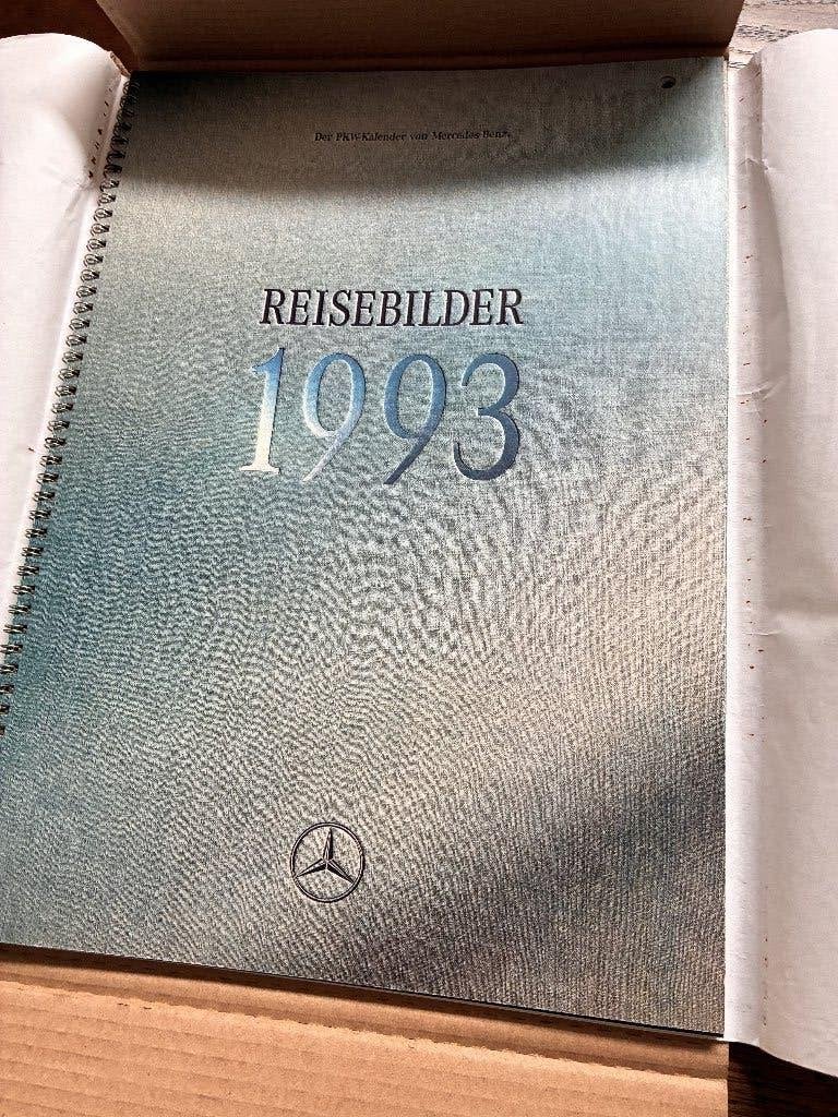 Mercedes kalender 1993, Ophalen of Verzenden, Maandkalender, Nieuw