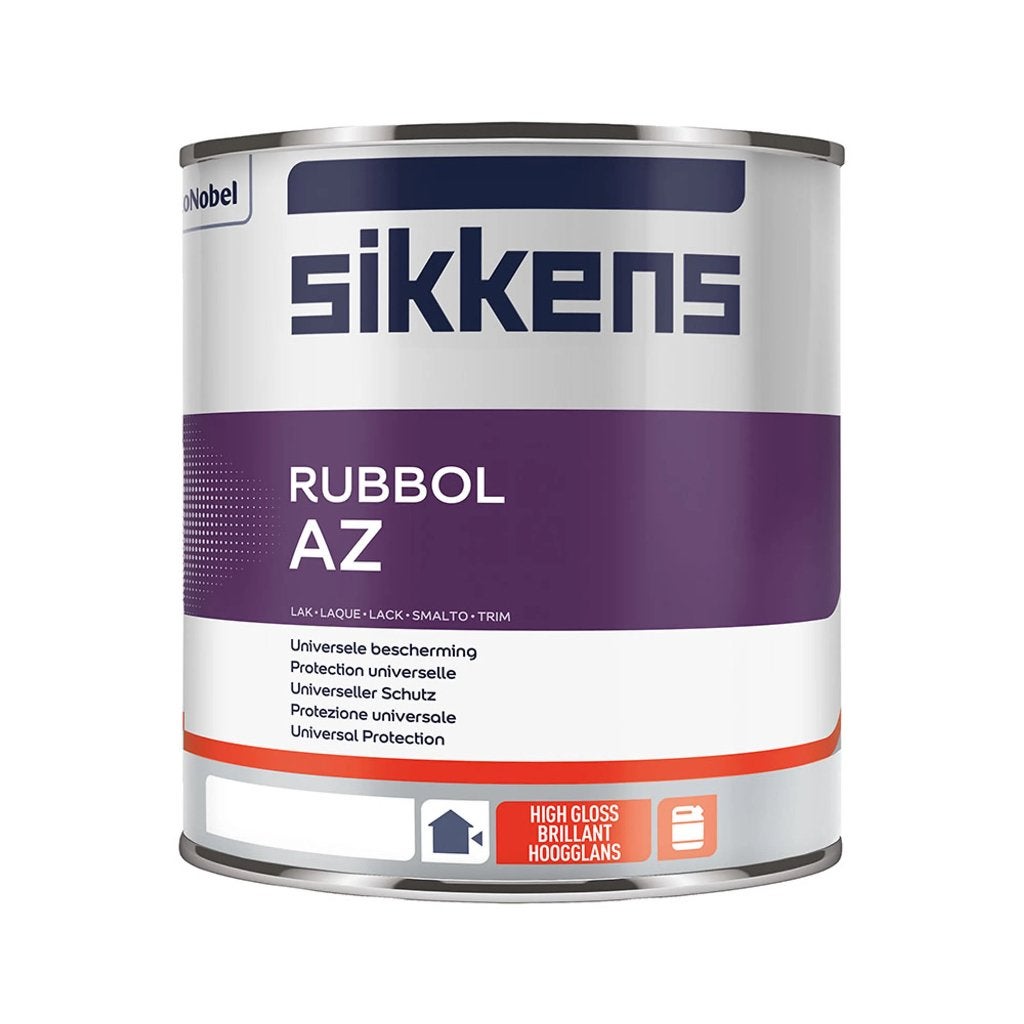 Sikkens Rubbol AZ 0,5L Leigrijs RAL 7015, Nieuw, Ophalen of Verzenden, Lak, Grijs
