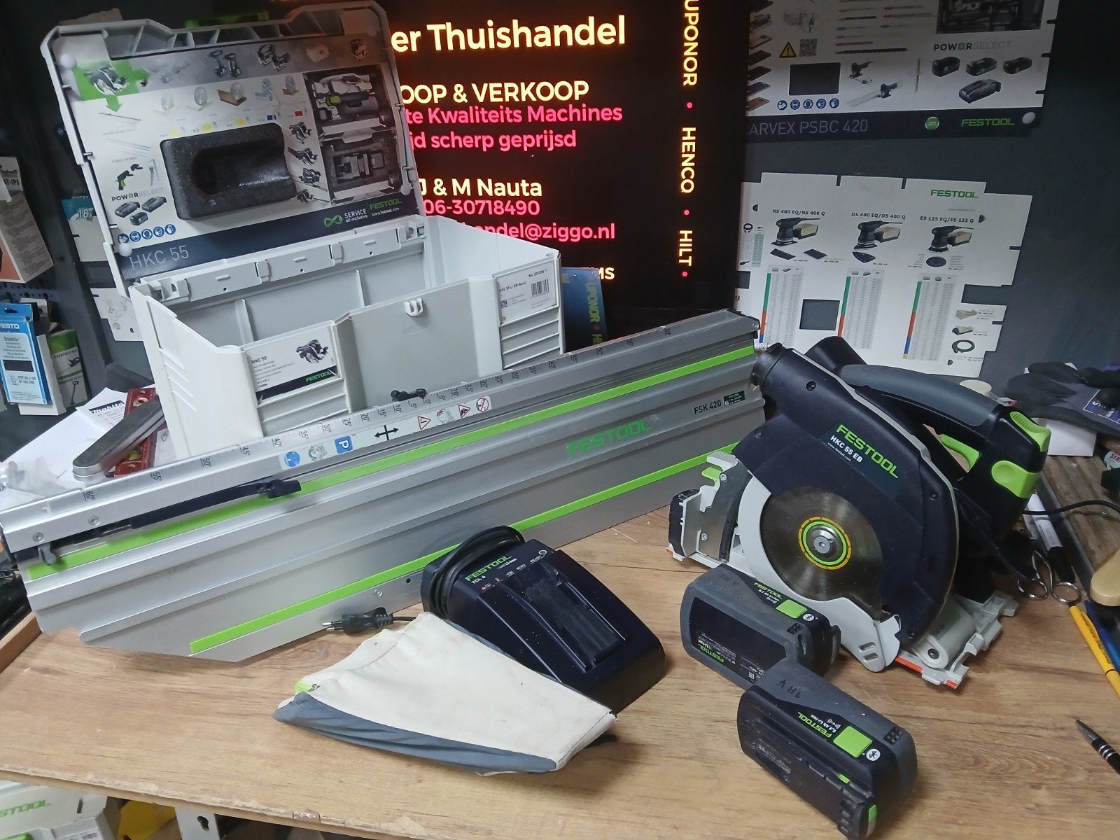 Festool Pendelkapzaag., Gebruikt, -, -, Overige typen