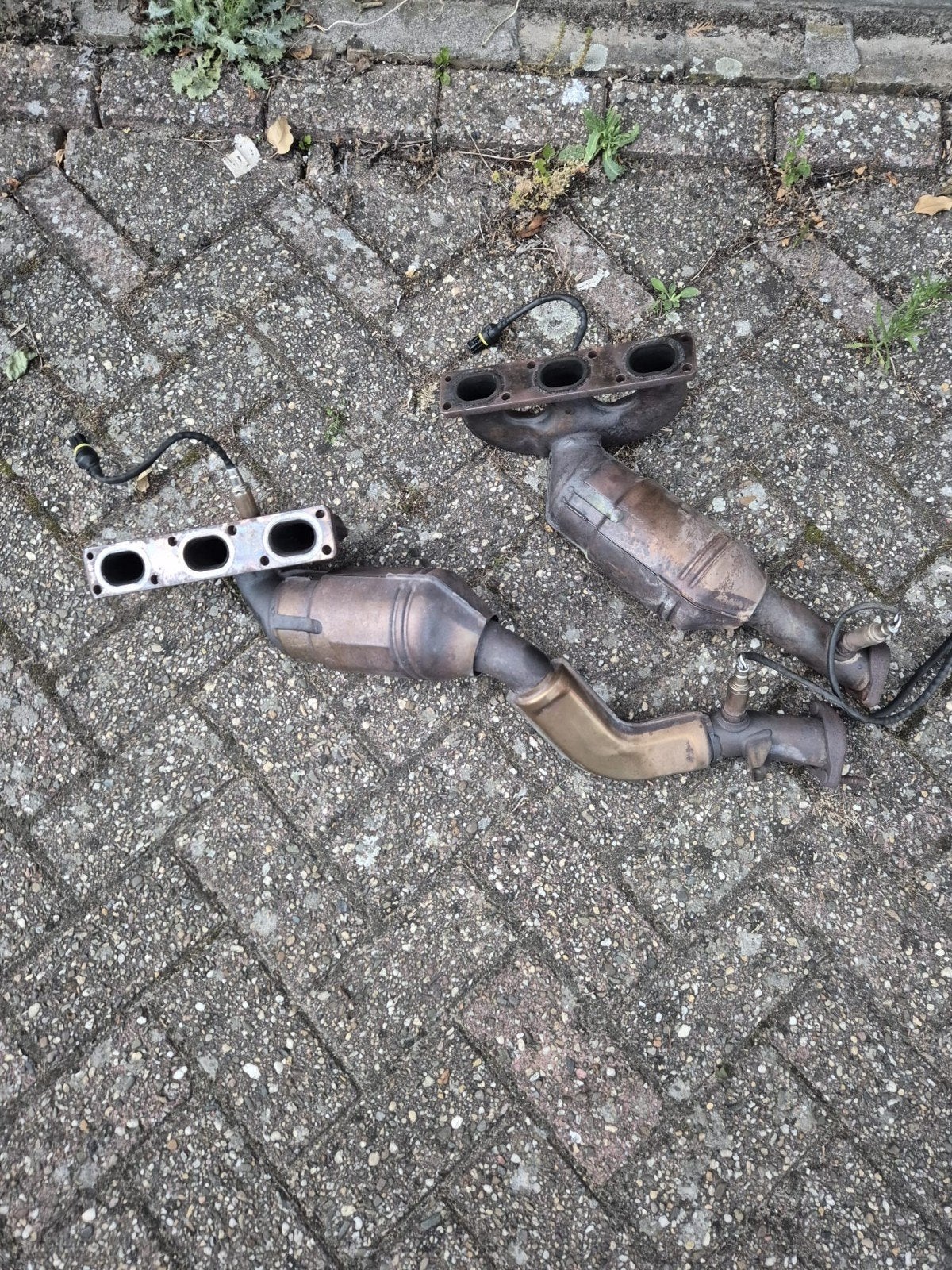BMW E46 katalysatoren spruitstukken set 330i/325i/320i, Ophalen, Gebruikt, BMW