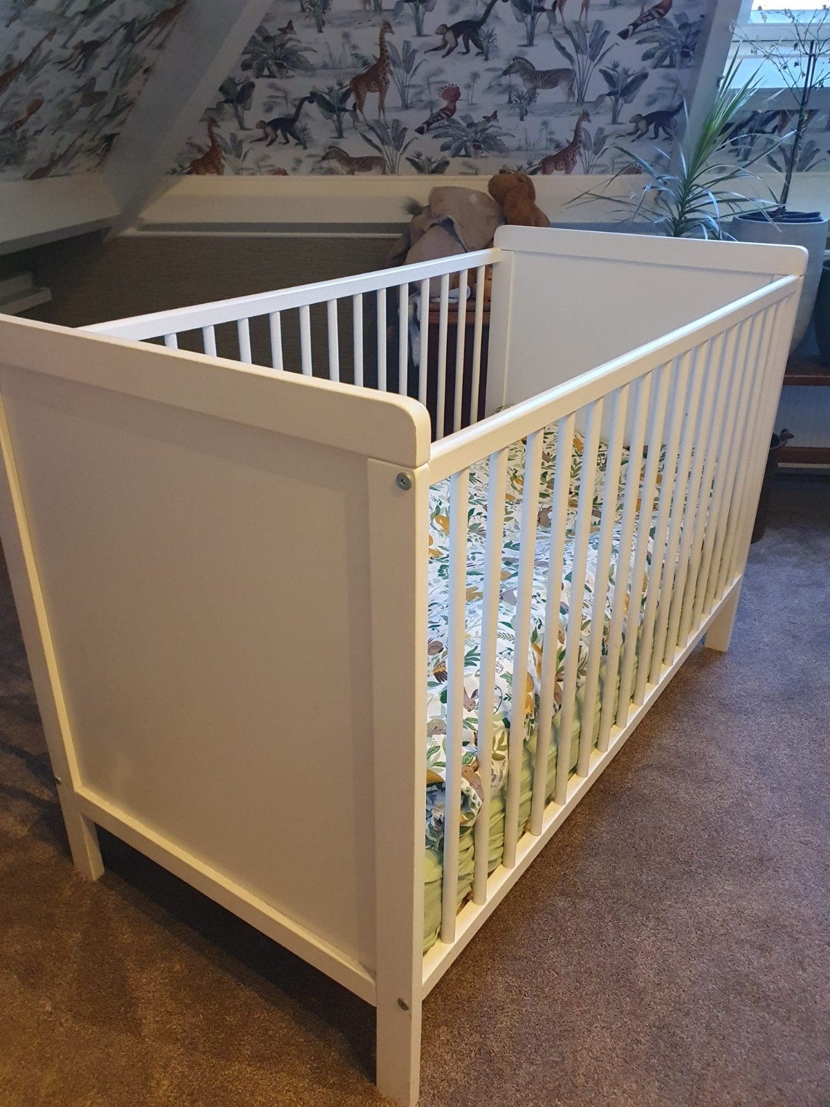 IKEA Sundvik ledikant met matras, dekbed en linnengoed, Kinderen en Baby's, Kinderkamer | Bedden, Ophalen