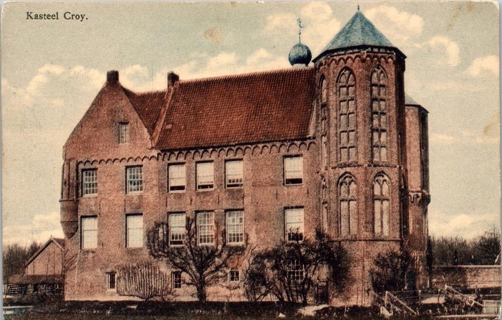 Aarle-Rixtel 6 ansichtkaarten kasteel Croy bejaardencentrum, Verzenden, 1960 tot 1980, Gelopen, Noord-Brabant