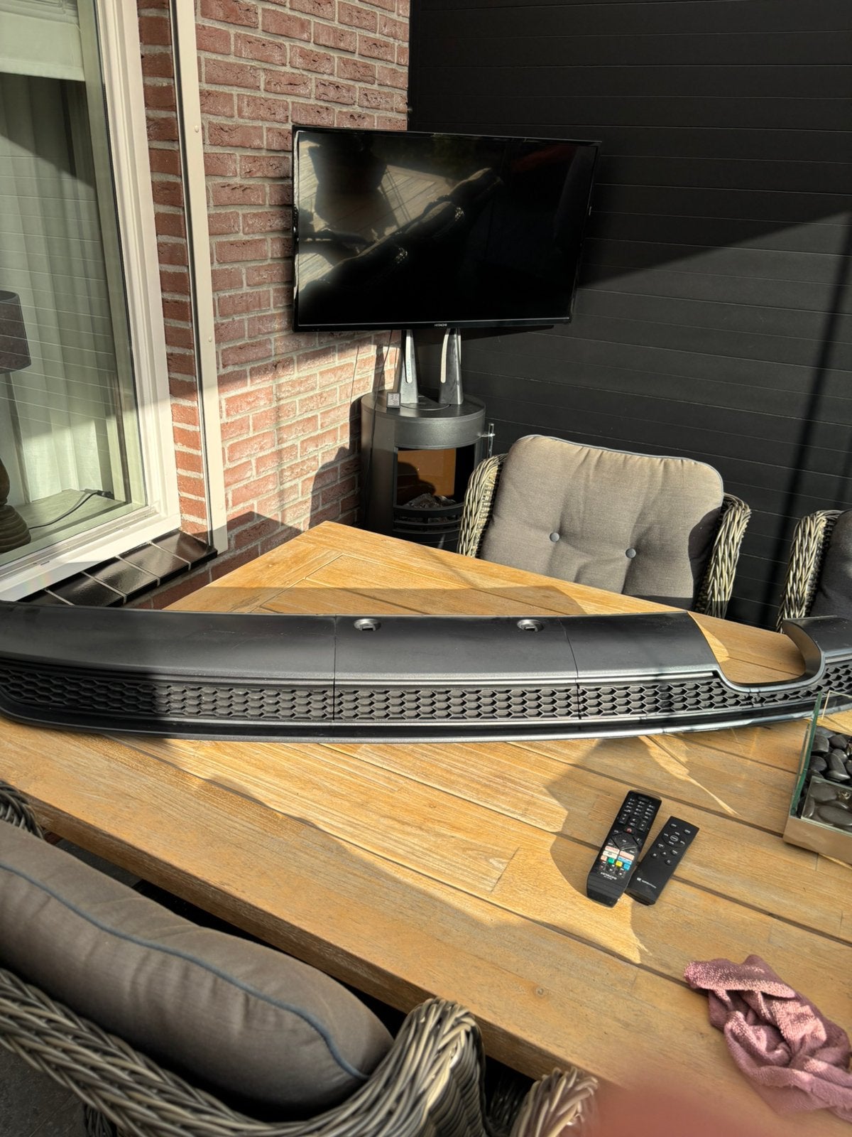 Diffuser audi A3 s line hatchback bj 2014 Daytona grey, Auto-onderdelen, Ophalen of Verzenden, Audi