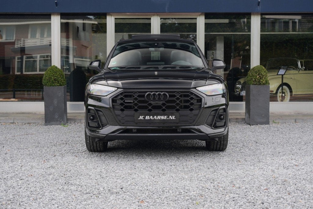 Audi Q5 50 TFSI E S EDITION/MATRIX/HUD/PANO/360/KEYLESS, Automaat, Gebruikt, 4 cilinders, Zwart