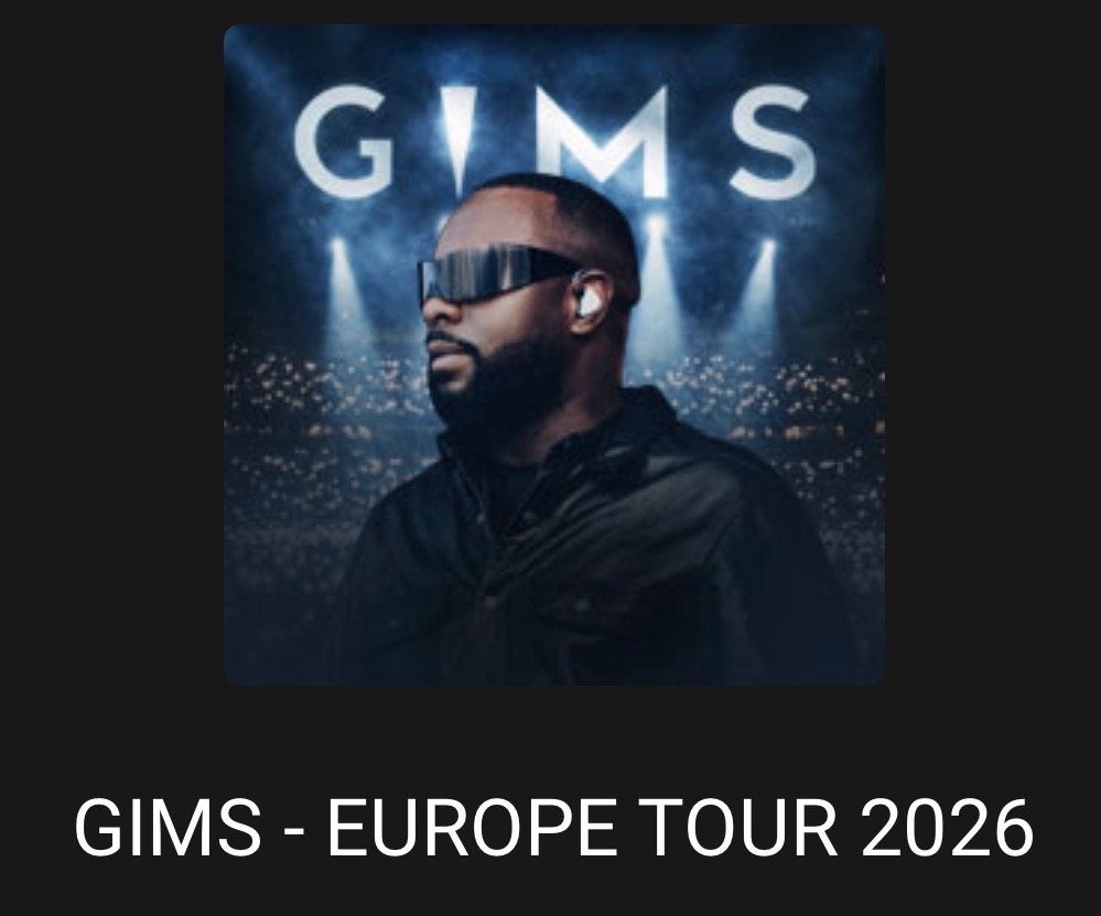 6 TICKETS NAAST ELKAAR - GIMS IN AFAS EUROPE TOUR 5 OKTOBER, Twee personen, Oktober