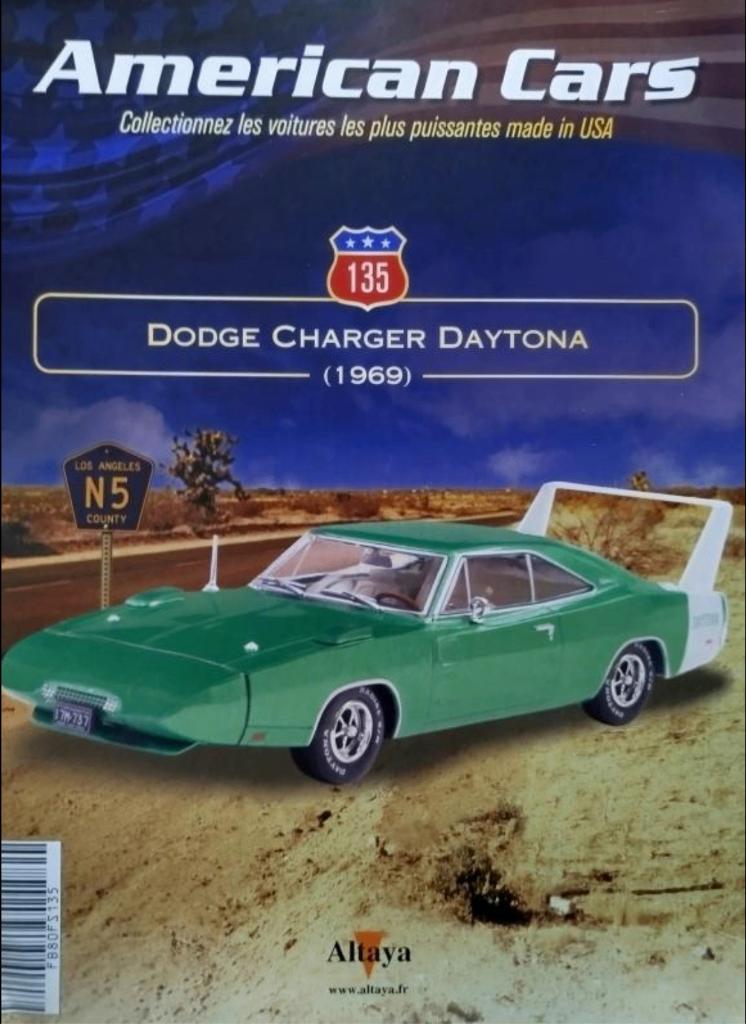 Dodge Charger Daytona 1969 1/43 ALTAYA American cars # 135, Verzenden, Nieuw, Auto, Overige merken