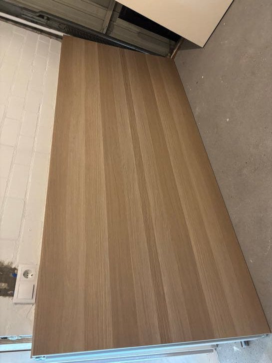 2 Ikea Haskvik Schuifdeuren Wit Geglazuurd Eiken 200x236cm, Ophalen, 200 cm of meer, 150 tot 200 cm, Overige houtsoorten