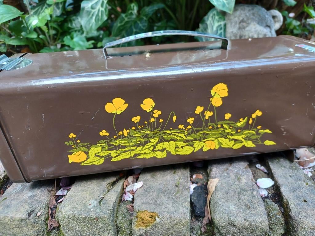 Vintage Brabantia broodtrommel  koektrommel koek trommel, Ophalen of Verzenden
