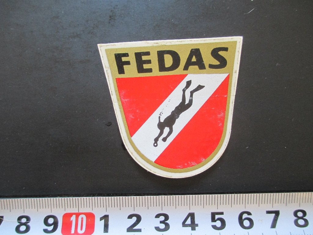 sticker FEDAS  duiker, Verzamelen, Stickers, Zo goed als nieuw, Ophalen