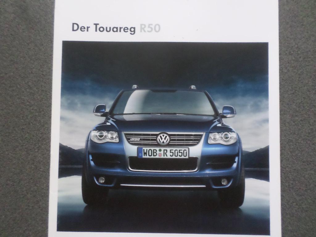 Volkswagen VW Touareg R50 Brochure, Ophalen of Verzenden, Zo goed als nieuw, Volkswagen