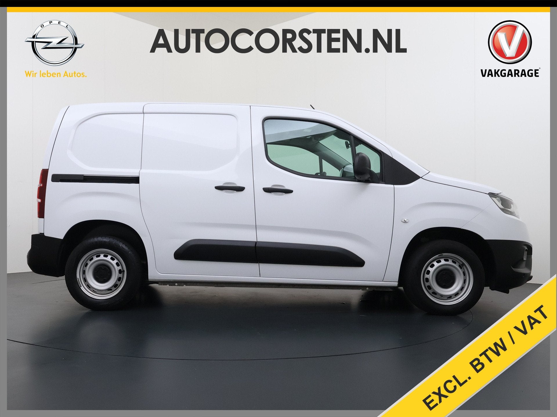 Toyota PROACE CITY 1.2T 111PK Benzine 3-Persoons Euro 6 Navi, Voorwielaandrijving, Wit, Origineel Nederlands, Bedrijf