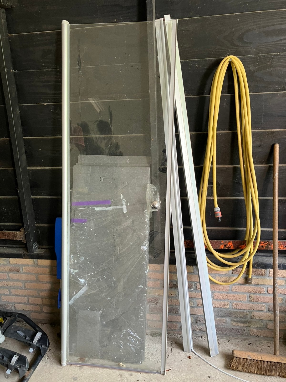 Douchedeur, Ophalen, Gebruikt, Minder dan 80 cm, Overige typen
