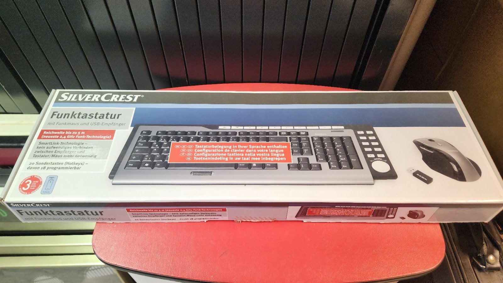 SilverCrest Funktastatur met Funkmaus en USB-ontvanger, Computers en Software, Ophalen