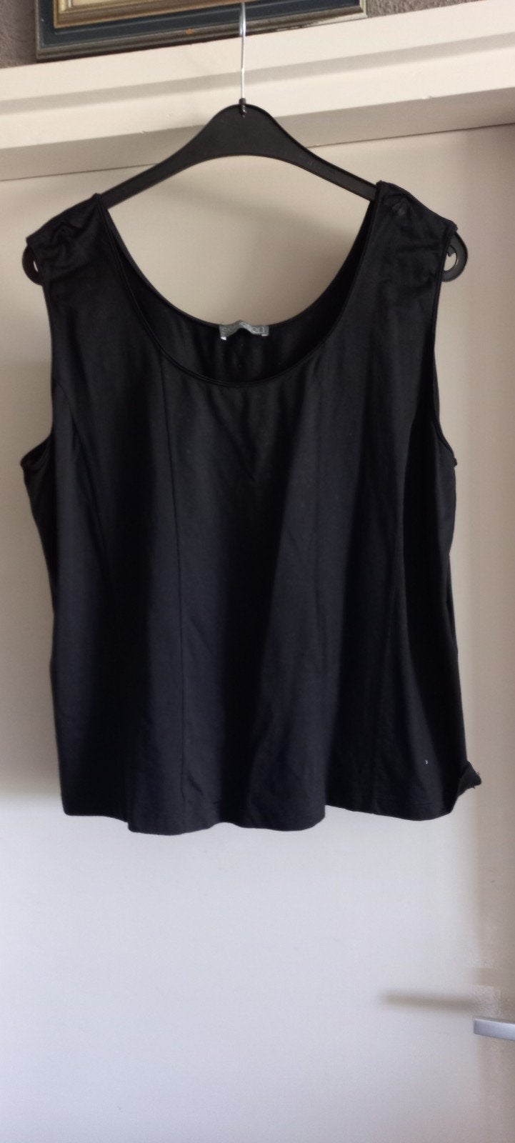 Zwart mouwloos topje - Selection by Ulla Popken, Kleding | Dames, Zwart, Maat 46/48 (XL) of groter, Ulla Popken, Ophalen of Verzenden