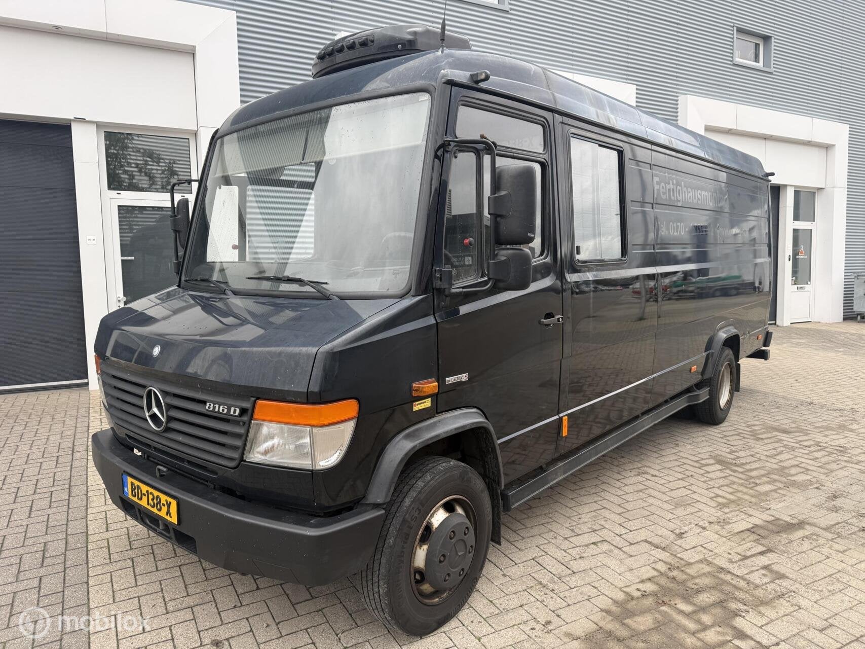Mercedes-Benz Vario 816D Airco EURO5 2013, Euro 5, Gebruikt, Zwart, Zwart