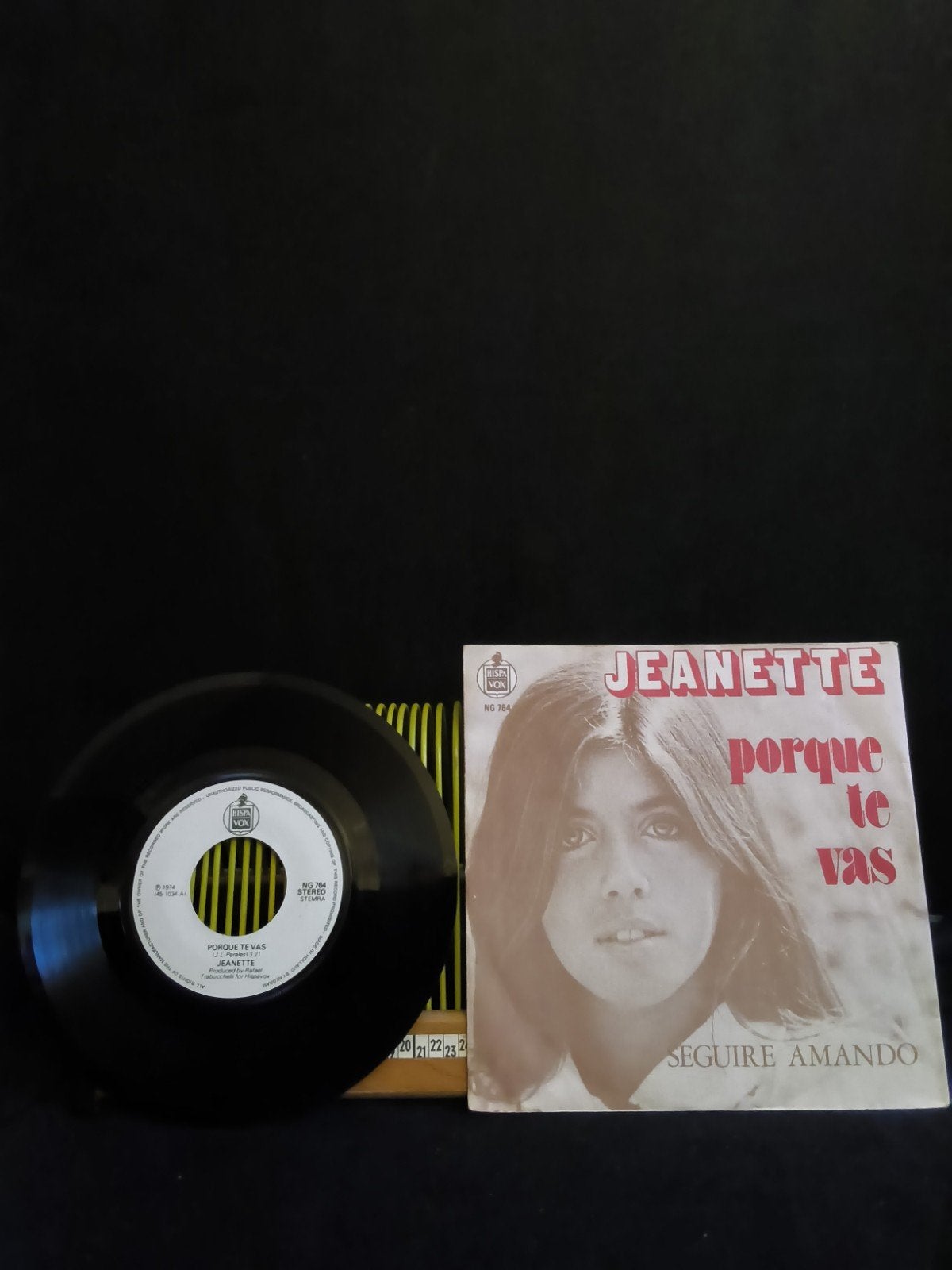 Jeanette. Porgue Te Vas. Vaste prijs €7., Cd's en Dvd's, Vinyl | Rock, 7 inch, Electronic Rock, Ophalen of Verzenden, Zo goed als nieuw