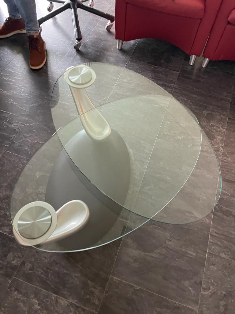 Design Salontafel - Naos - Papillon, Ophalen, Klassiek Italiaans design '80, 100 tot 150 cm, Zo goed als nieuw