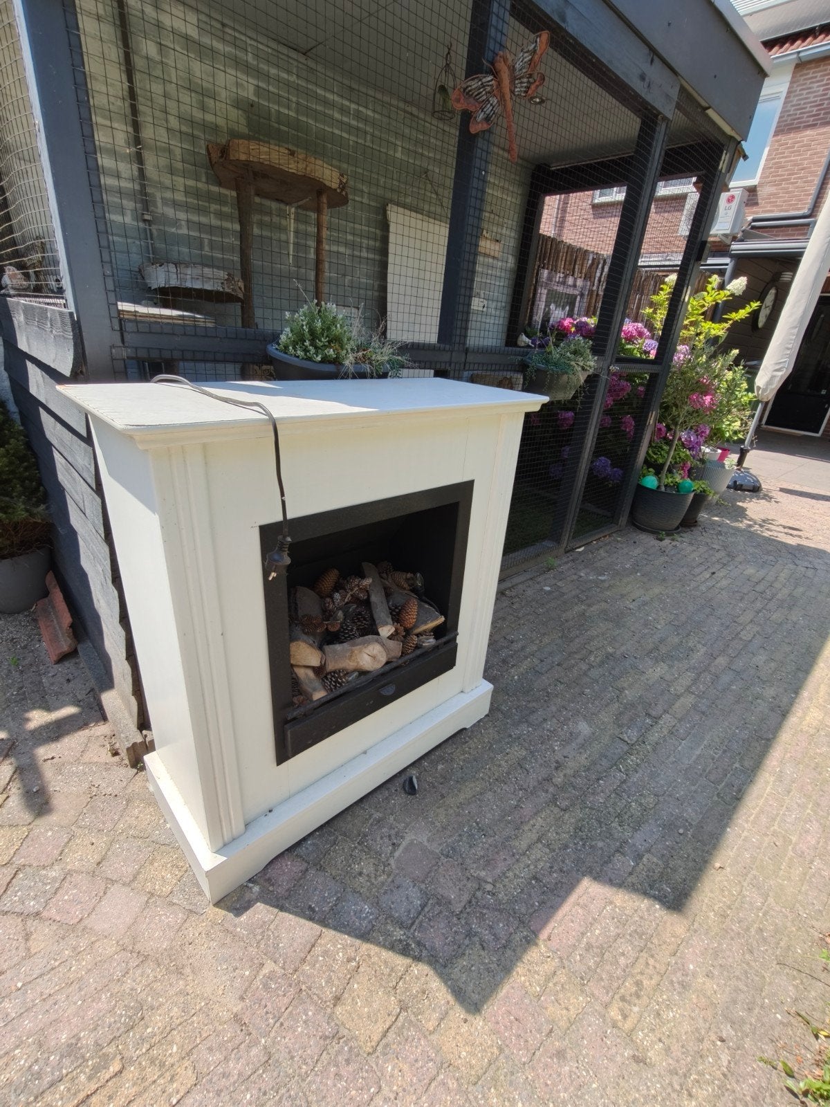 Gratis sierhaard, Ophalen, Gebruikt, Vrijstaande haard, Elektrische haard