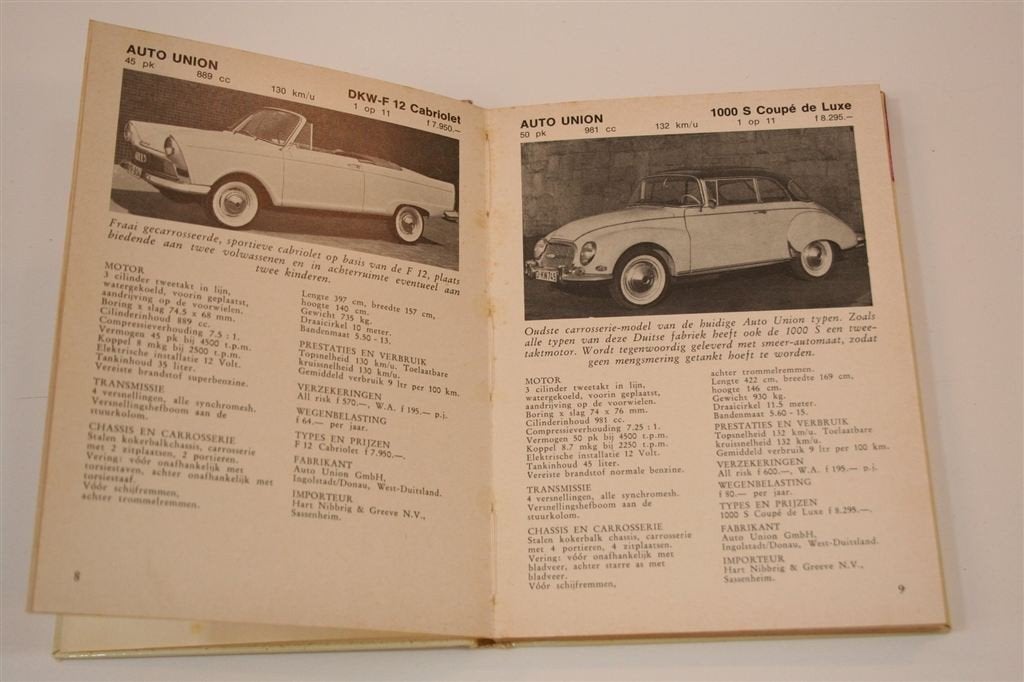 Alle Auto\'s II [1964] — Alkenreeks — F7500-F12000, Boeken, Auto's | Boeken, Ophalen of Verzenden, Gelezen, Algemeen