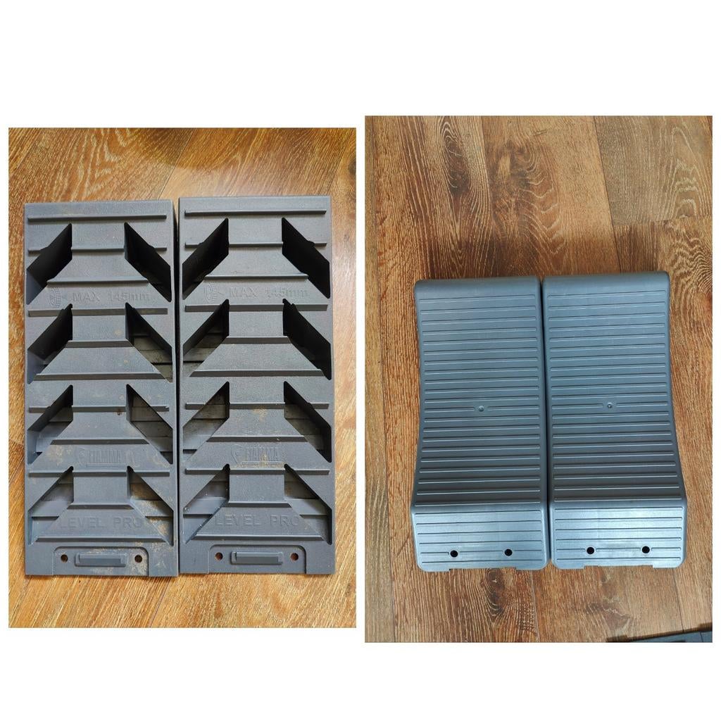2x Fiamma Wheel Saver wielkegen en 2x fiamma level pro blokk, Ophalen of Verzenden