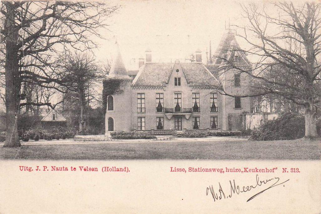 703-486-033 Lisse Stationsweg Huize Keukenhof, Verzenden, Voor 1920, Zuid-Holland