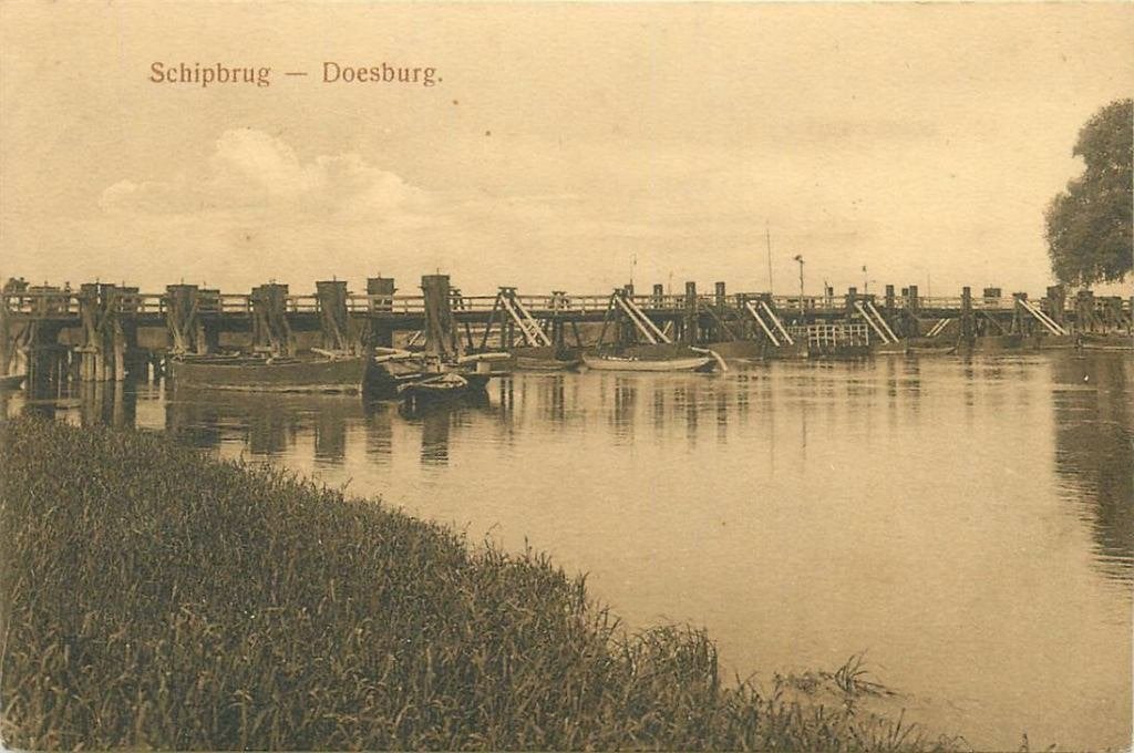 388-276-035 Doesburg Schipbrug, Verzenden, Voor 1920, Gelderland