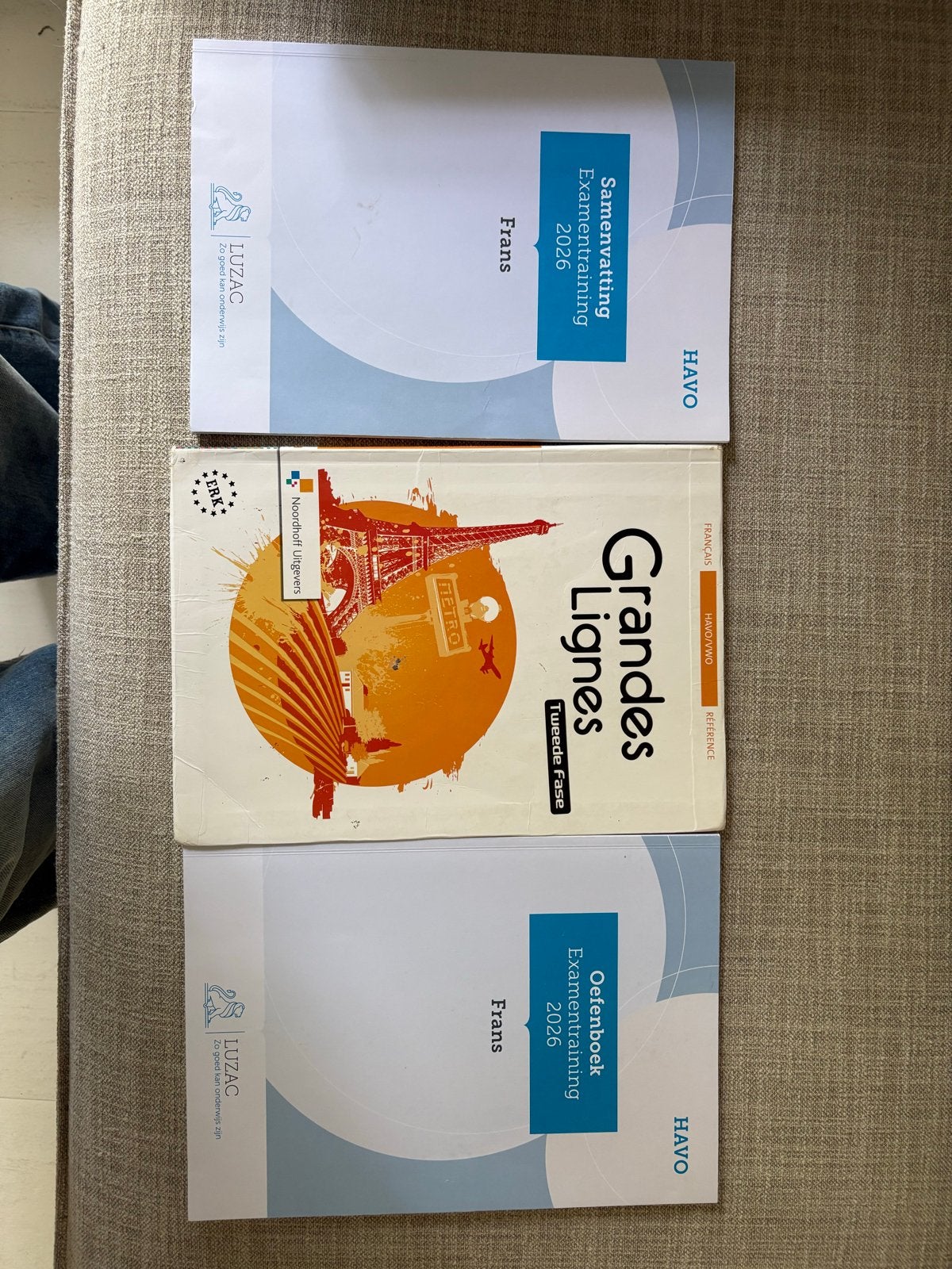 Frans Grandes Lignes Tweede Fase & Examentraining Luzac, Boeken, Ophalen of Verzenden, Zo goed als nieuw, Non-fictie