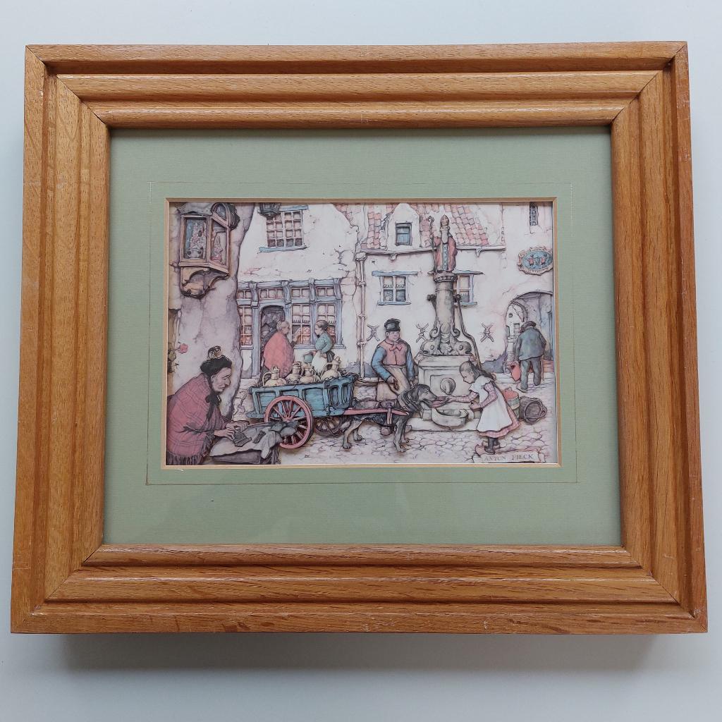 Anton Pieck , 3D Schilderijen diverse uitvoeringen, Minder dan 50 cm, Oorspronkelijke maker, Overige typen, Ophalen of Verzenden