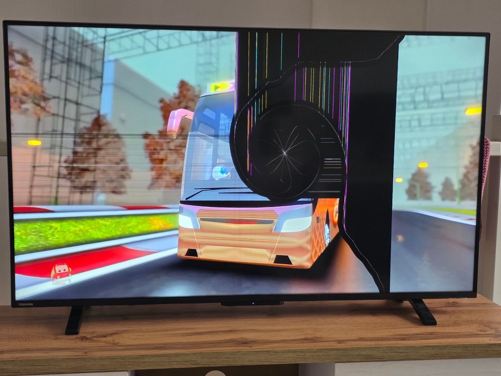 Toshiba 55 inch Smart TV - Defect, Audio, Tv en Foto, Ophalen, Toshiba, 50 Hz, Smart TV