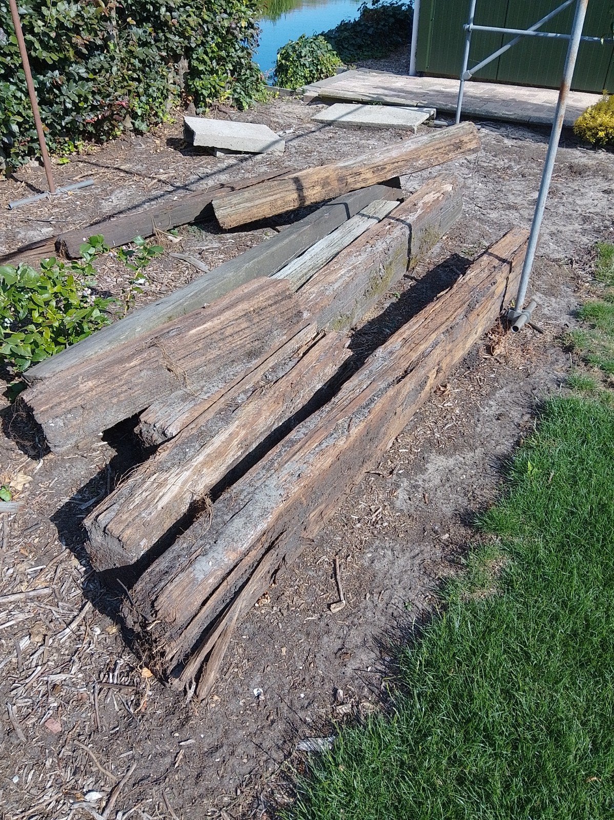 Spoorbielzen bielzen, Ophalen, Gebruikt, 25 tot 50 cm, 25 cm of meer