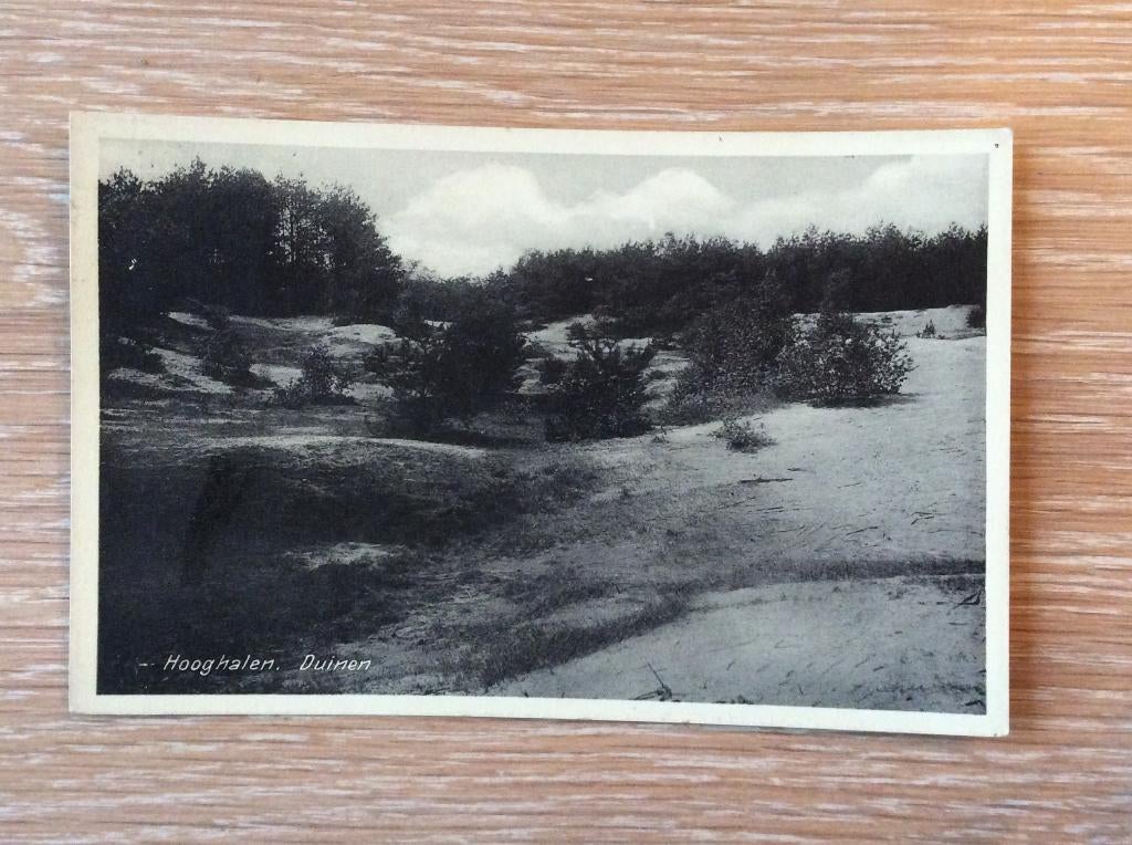 Hooghalen, Duinen, Verzamelen, Ansichtkaarten | Nederland, Ophalen of Verzenden, 1920 tot 1940, Gelopen, Drenthe