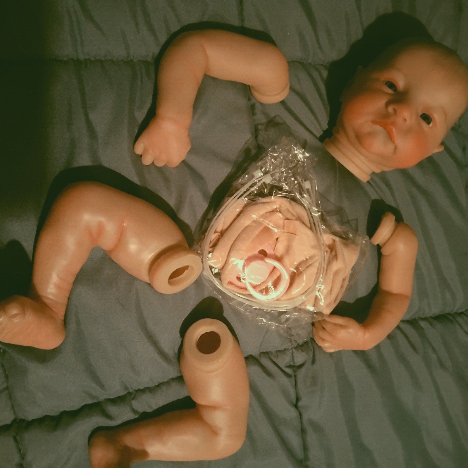 reborn kitje, Verzamelen, Ophalen of Verzenden, Nieuw, Babypop, Levensecht of Reborn