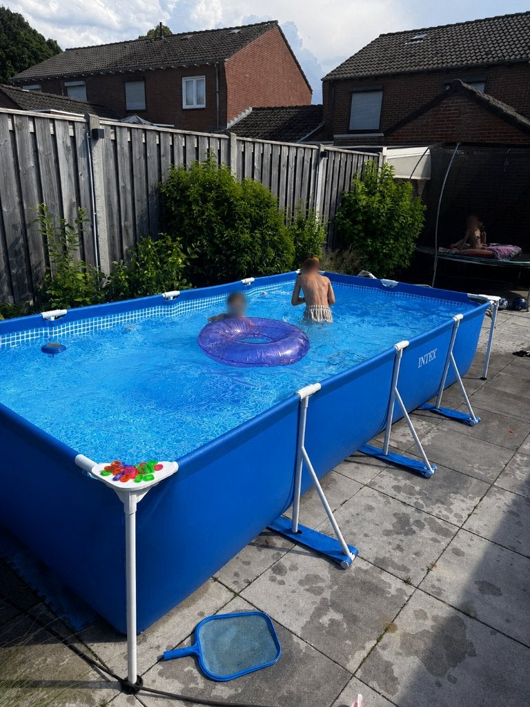 Zwembad Intex 4 x 211 x 81 cm, Tuin en Terras, Zwembaden, Ophalen, 200 tot 300 cm, 80 tot 120 cm, Zo goed als nieuw
